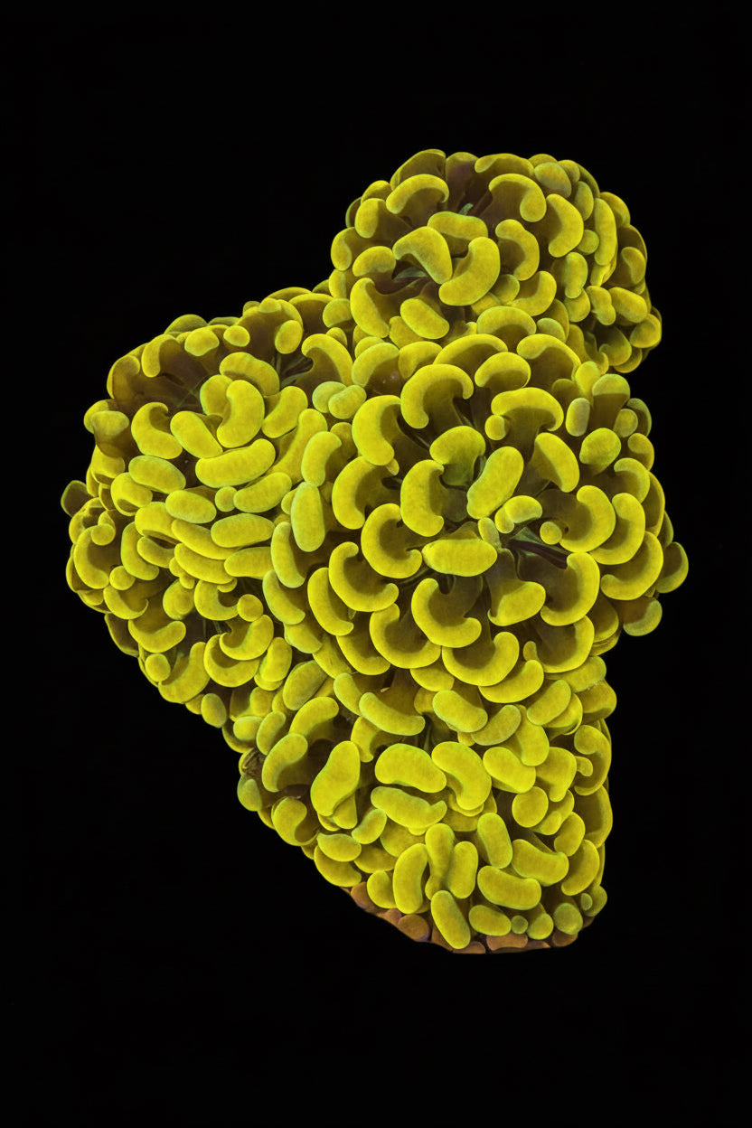 Gold Branching Hammer Coral (WYSIWYG)
