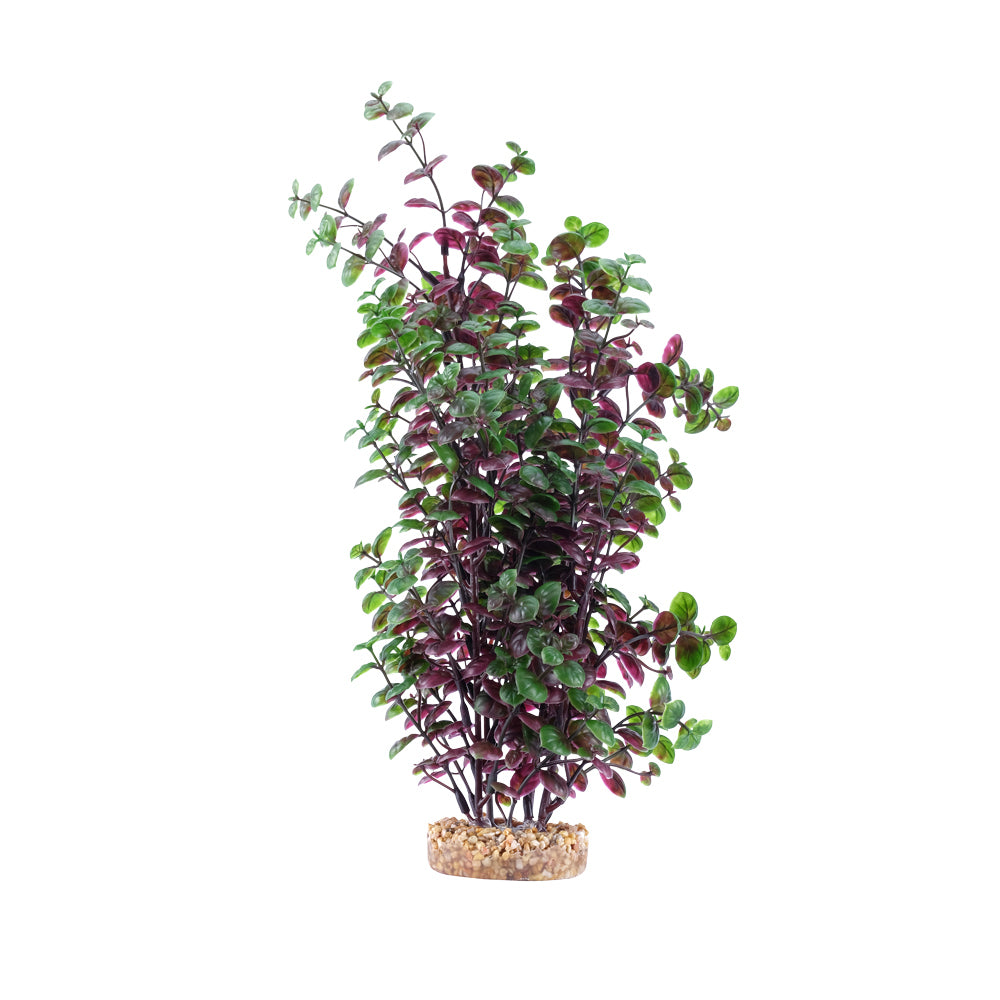 Fluval Aqualife Plant Scapes White-Tipped Ludwigia - Artificial Aquarium Plant, 14" (35.5 Cm)