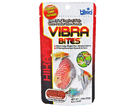 Kinagat ng Hikari Vibra ang Tropical Fish Food