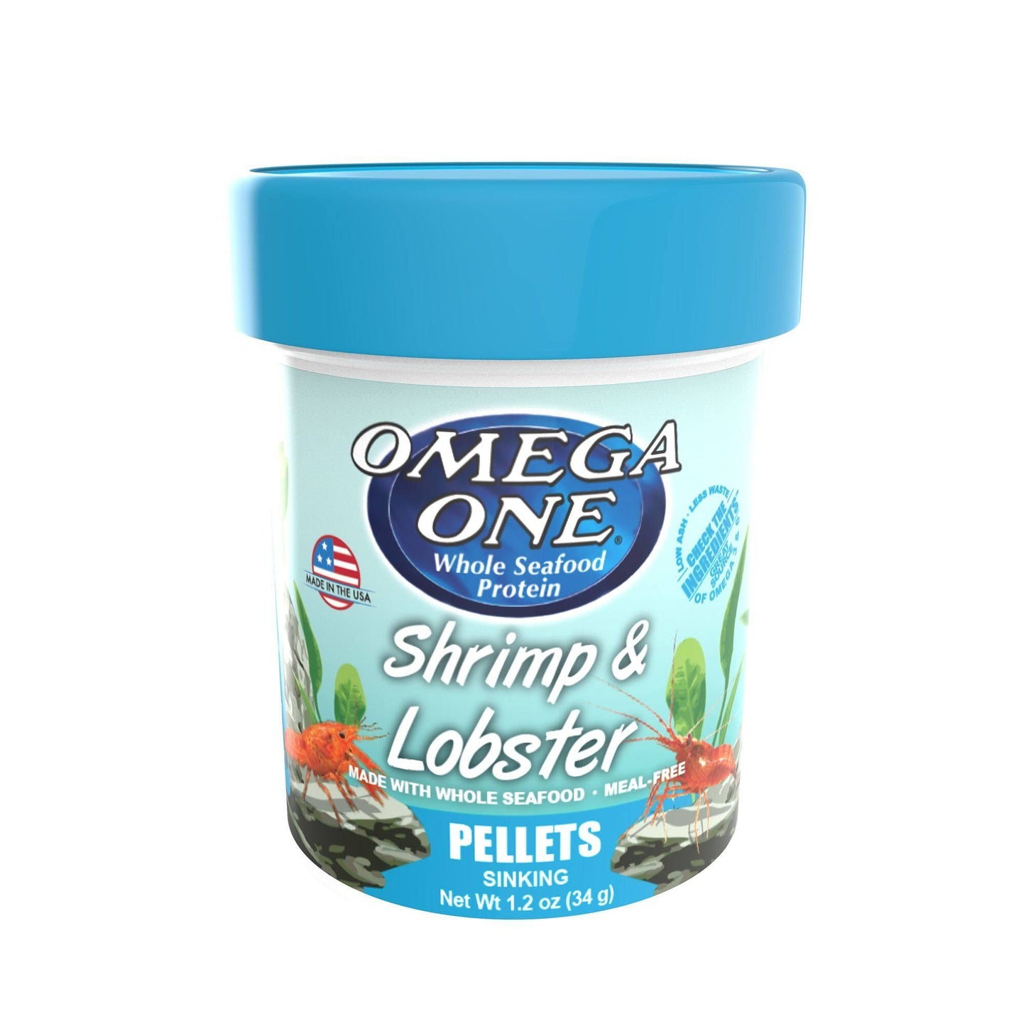 Omega One Shrimp & Lobster Pellet, 1.2oz