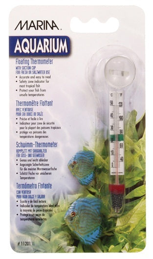 Marina Floating Thermometer na may Suction Cup - Celsius at Fahrenheit