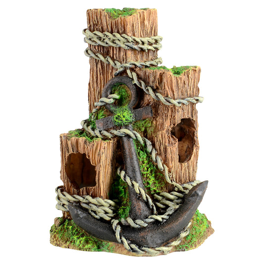 Underwater Treasures Wood na may Anchor