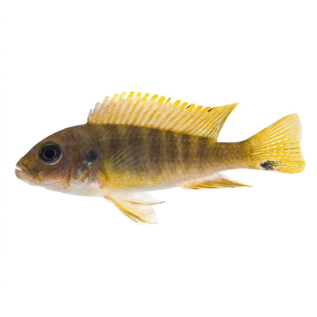 William's Ice Blue Malawi Cichlid Concrete Blonde Aquatics