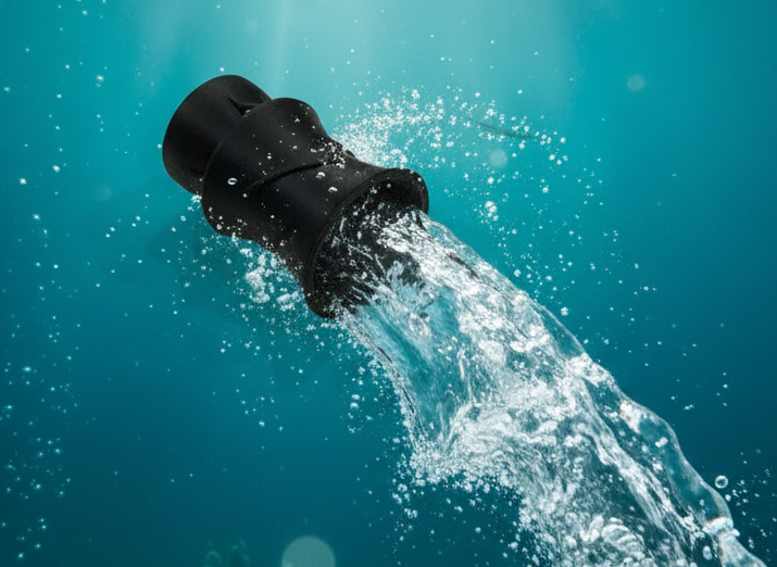 Random Flow Nozzle Concrete Blonde Aquatics