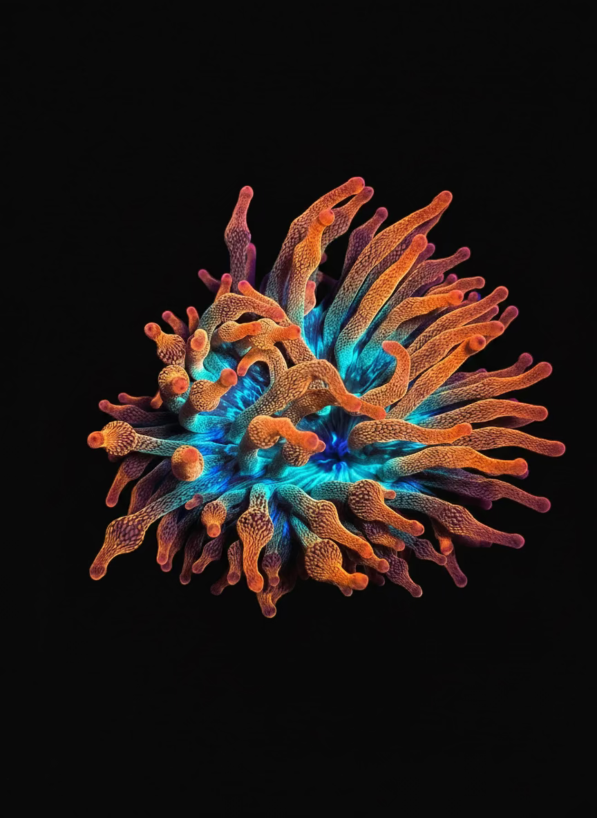 Rainbow Bubbletip Anemone