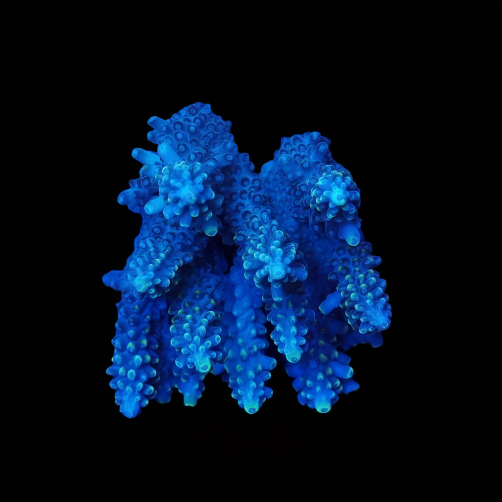 Aussie Acropora Frosted Indigo Wysiwyg