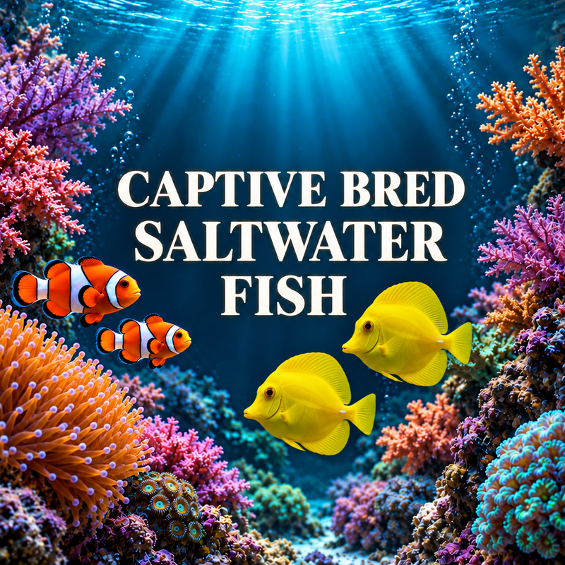 Captive Bred Saltwater Fish image with yellow tangs