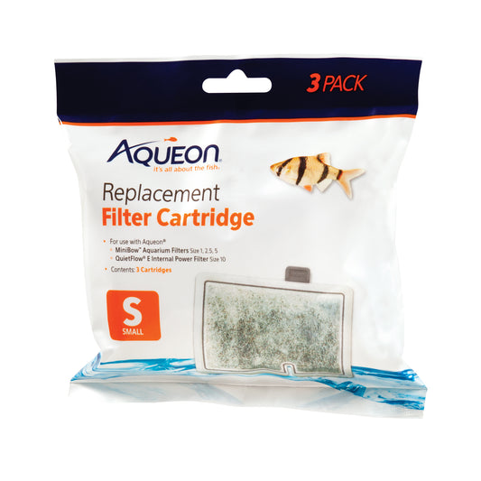 Aqueon Replacement Aquarium Filter Cartridges 3 pk Small