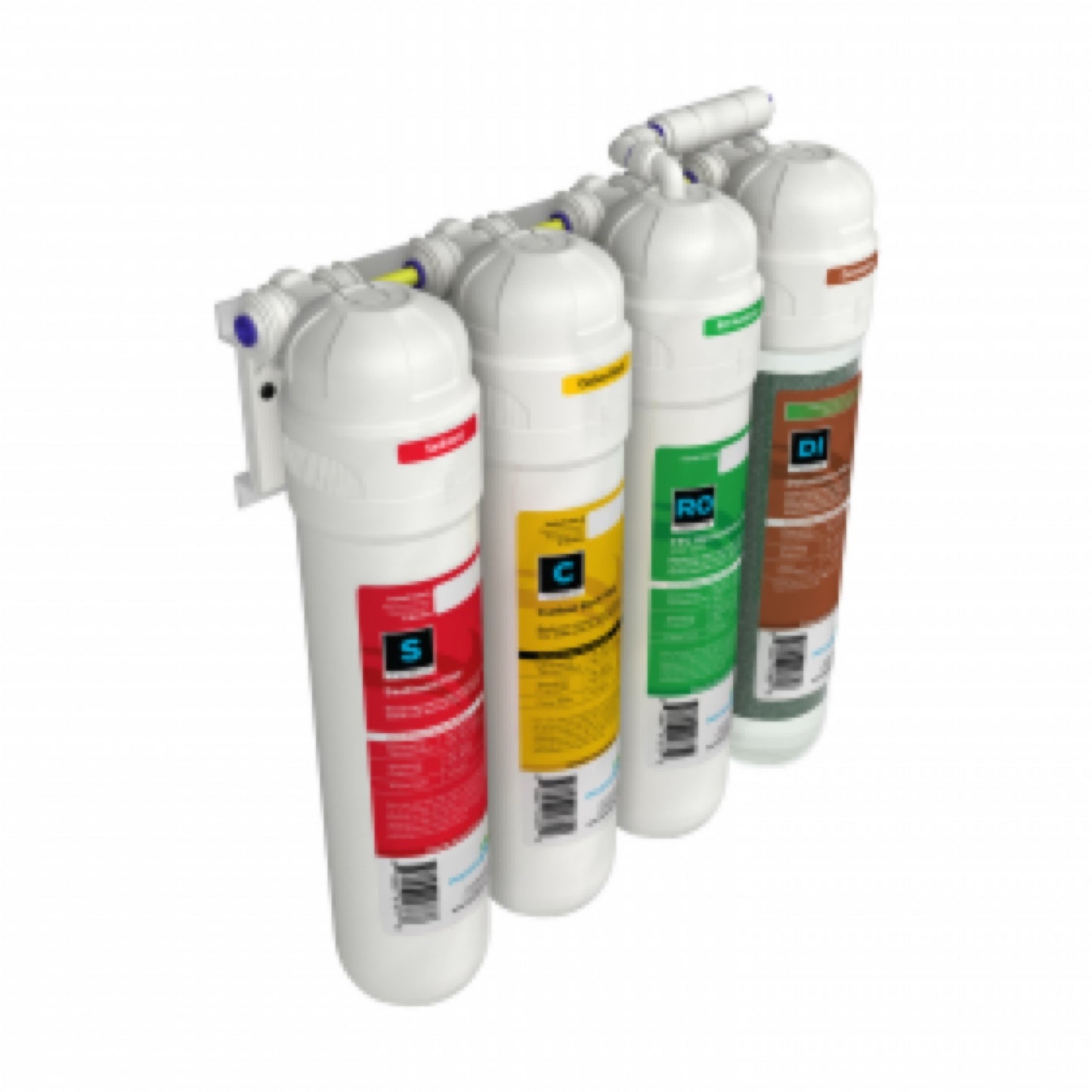 AquaticLife Twist-In 100 GPD, 4-Stage RO/DI Unit