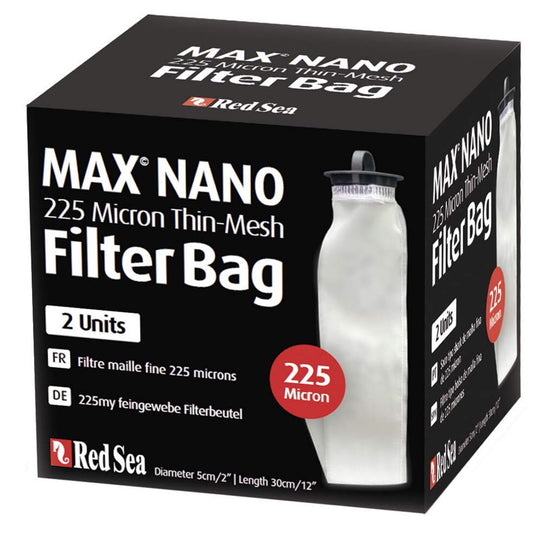 Red Sea Max Nano Thin-Mesh Filter Bag 225 Micron - 2 pack