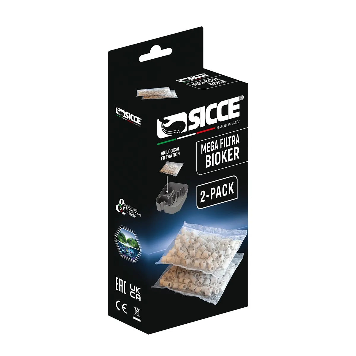 Sicce Mega Filtra Mega Filtra Bioker Media (2 Pack)