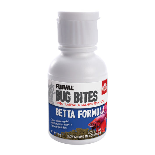 Fluval Bug Bites Betta Formula “ 0.5 “ 1.5 mm granules “ 30 g (1.0 oz)