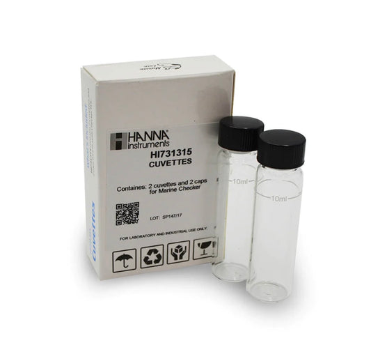 Hanna Instruments Glass Cuvettes and Caps - set of 2 (HI731315)