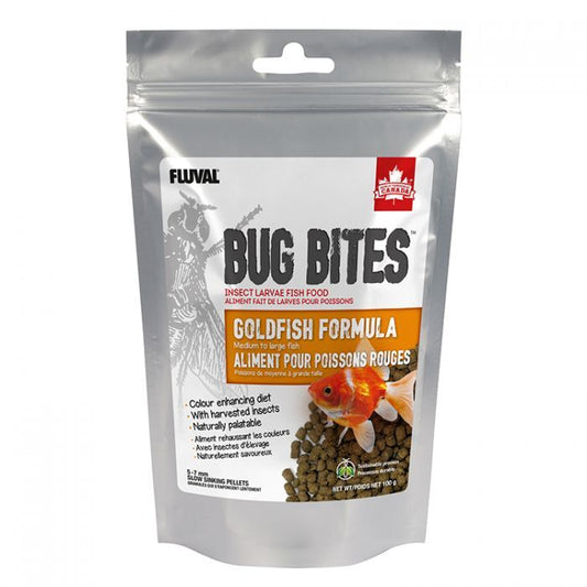 Fluval Bug Bites Goldfish Formula - Medium to Large - 5-7 mm pellets - 100 g