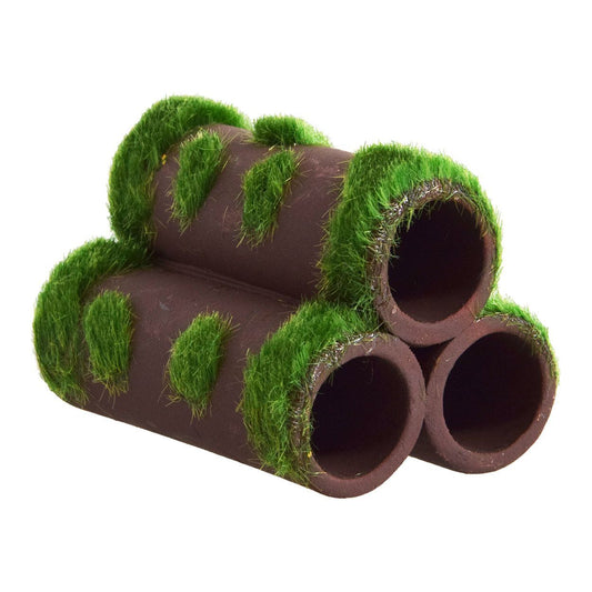 Underwater Treasures Ceramic Pipes - Mossy - 3"