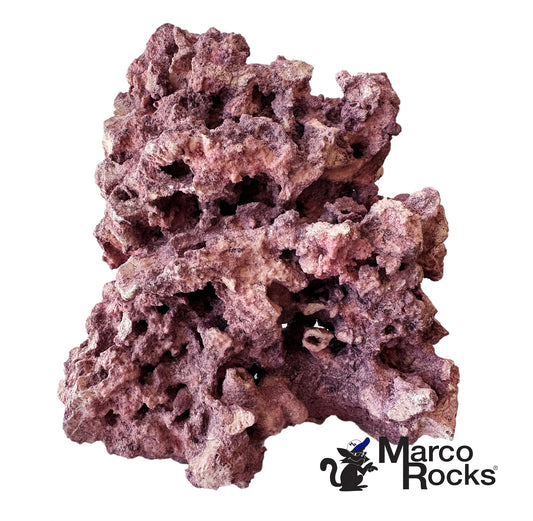 MarcoRocks Coralline Rock Reef Saver 20lbs - box