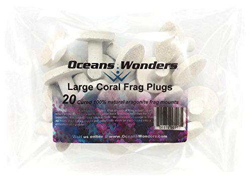 Oceans Wonders 20-Piece 1.25" Coral Frag Plugs