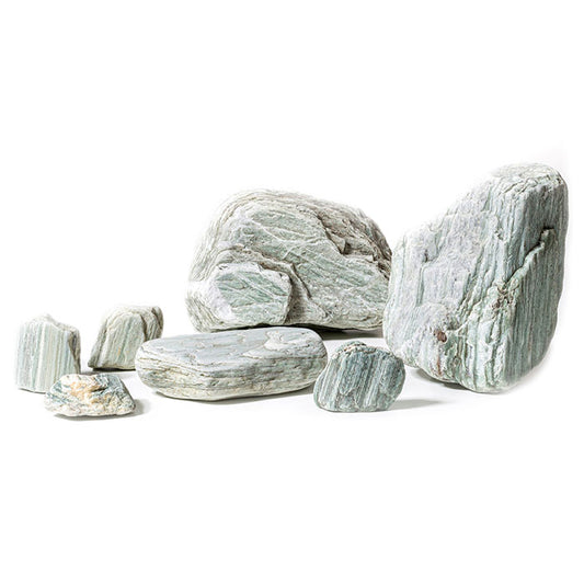 Pisces Aqua Natural Alpine Jade Rock