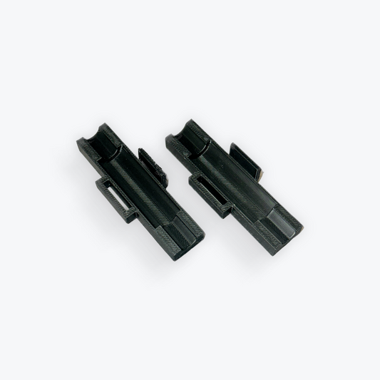 DC adapter coupler lock - 3D printed