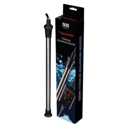 Aquatop 500 Watt Titanium Aquarium Heater with Digital Controller