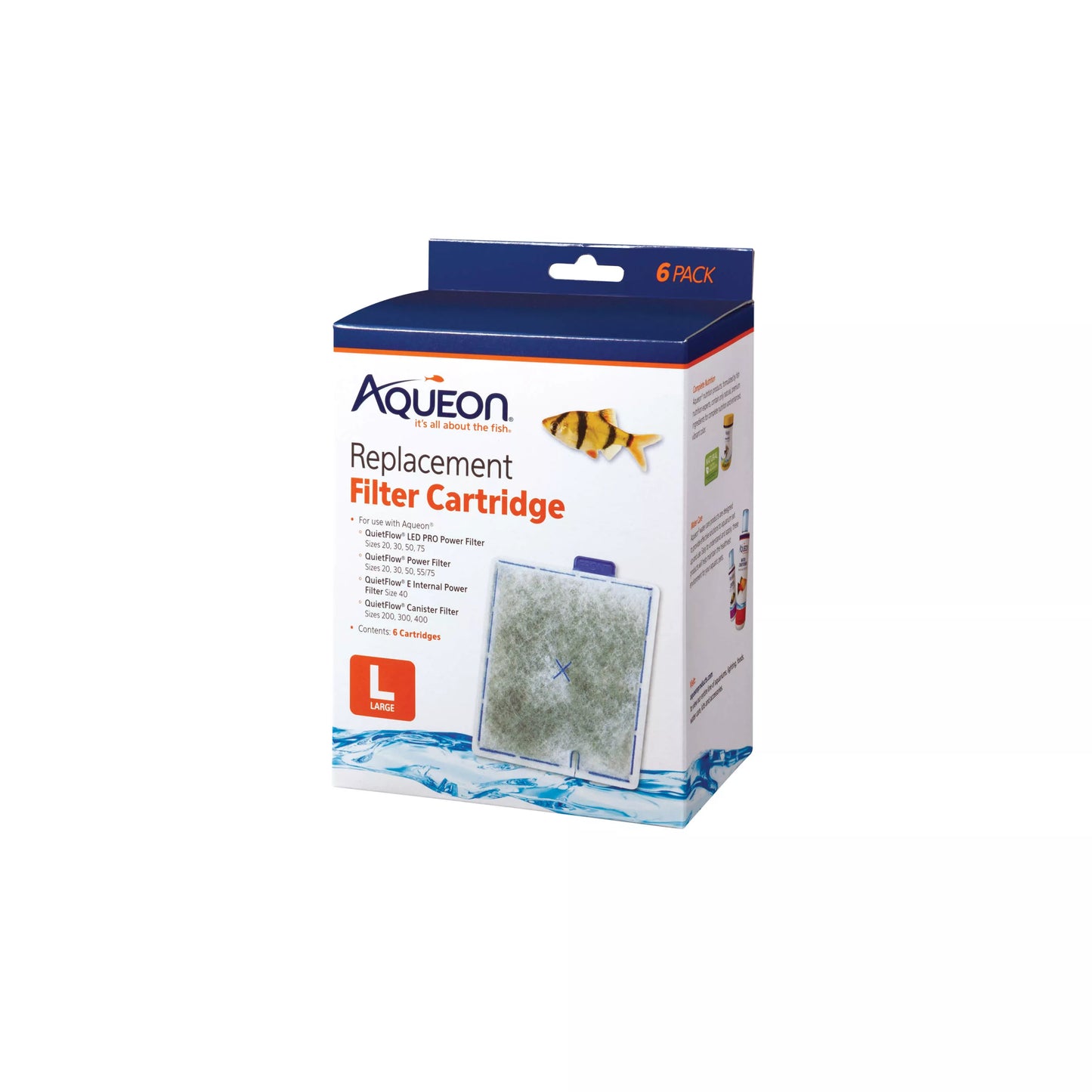 Aqueon Replacement Aquarium Filter Cartridges Large 3pk