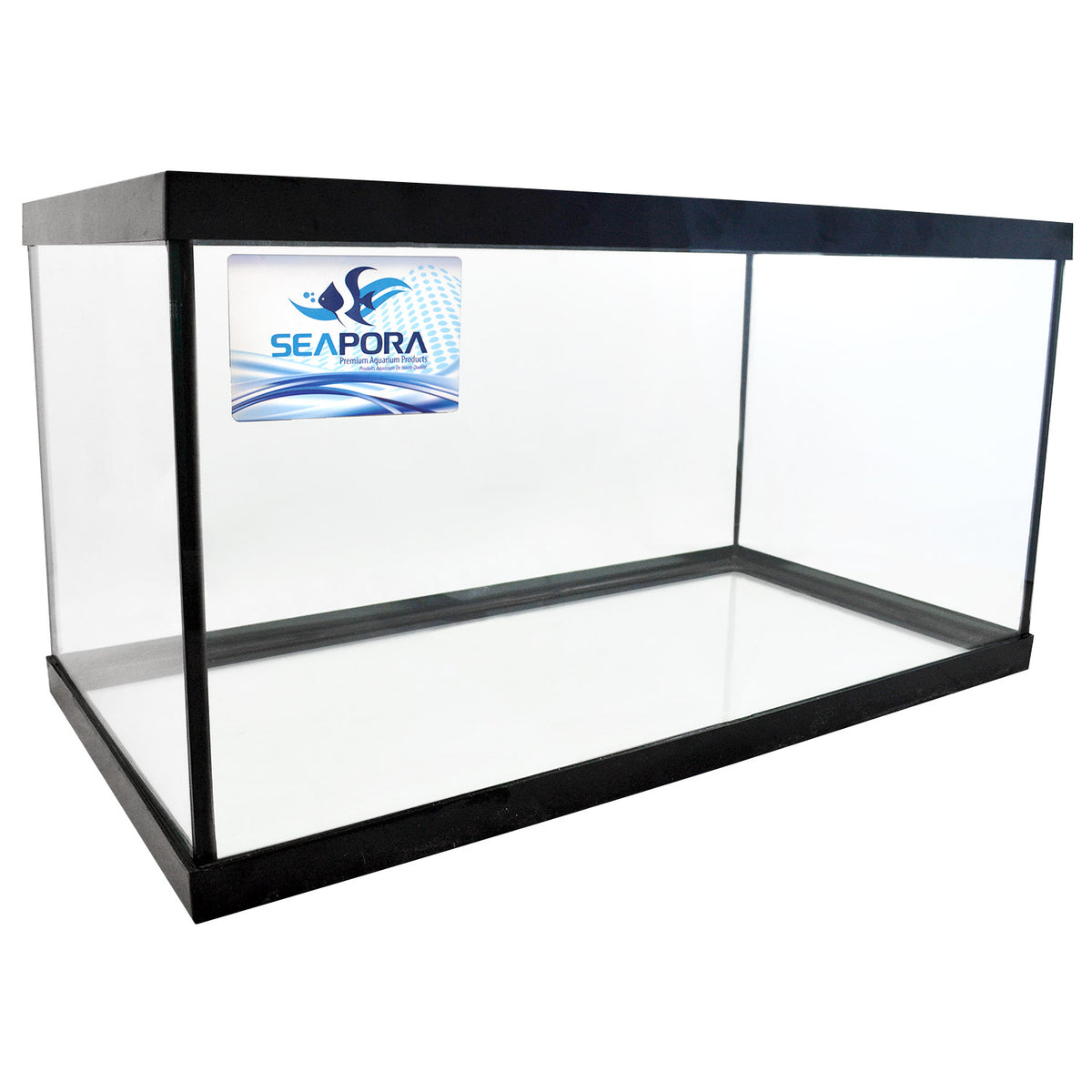 Seapora Standard Aquarium Black Trim Concrete Blonde Aquatics