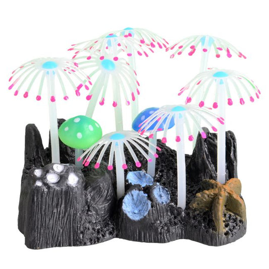 Underwater Treasures Glowing Mushroom Garden - Pink