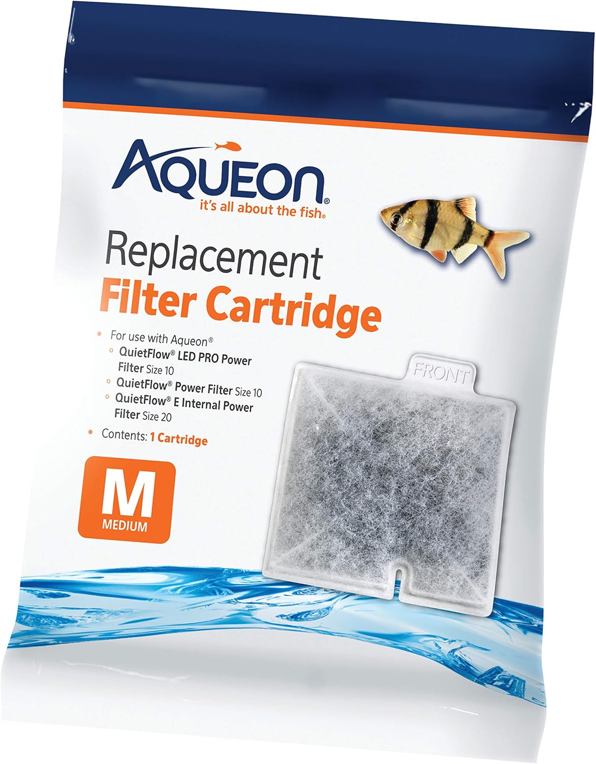 Aqueon Replacement Aquarium Filter Cartridges Medium 1pk Cichlid Wholesale