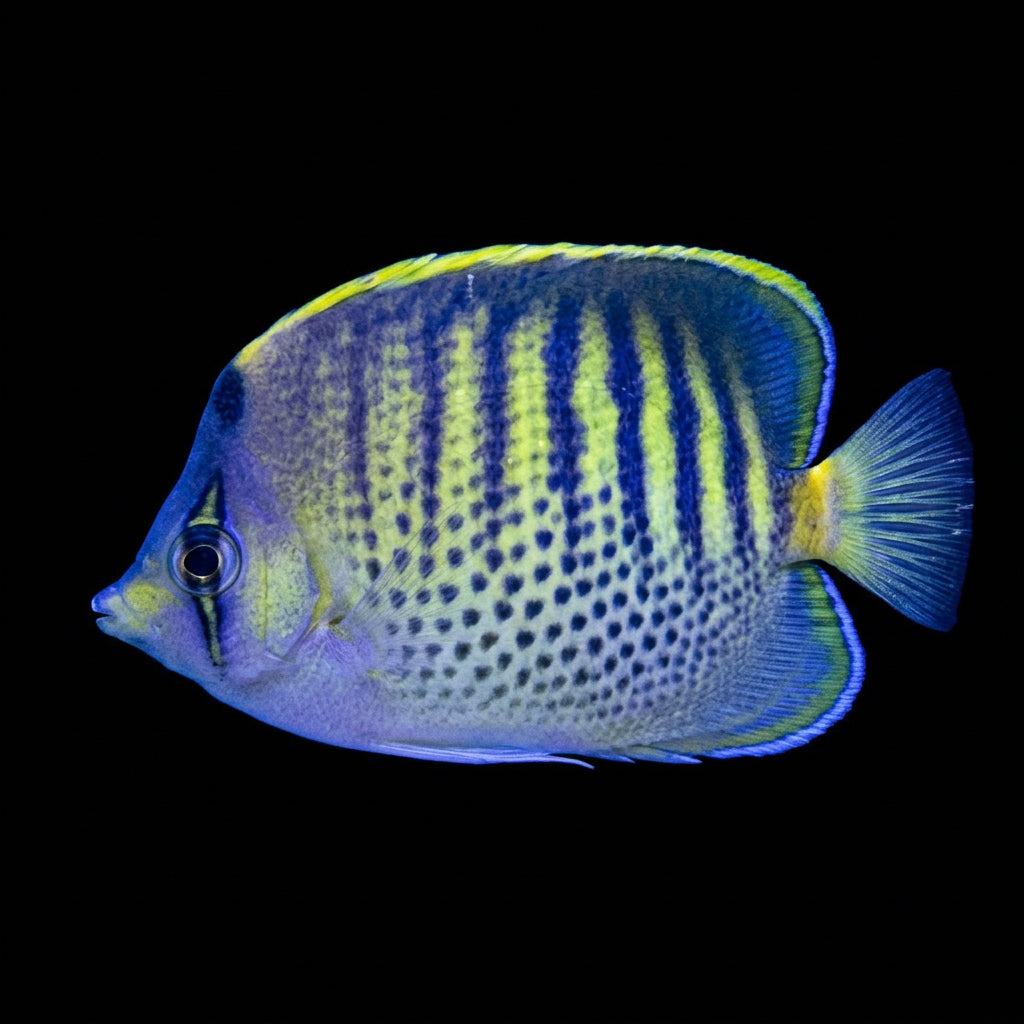 Spotband butterflyfish (Chaetodon punctatofasciatus) Concrete Blonde Aquatics