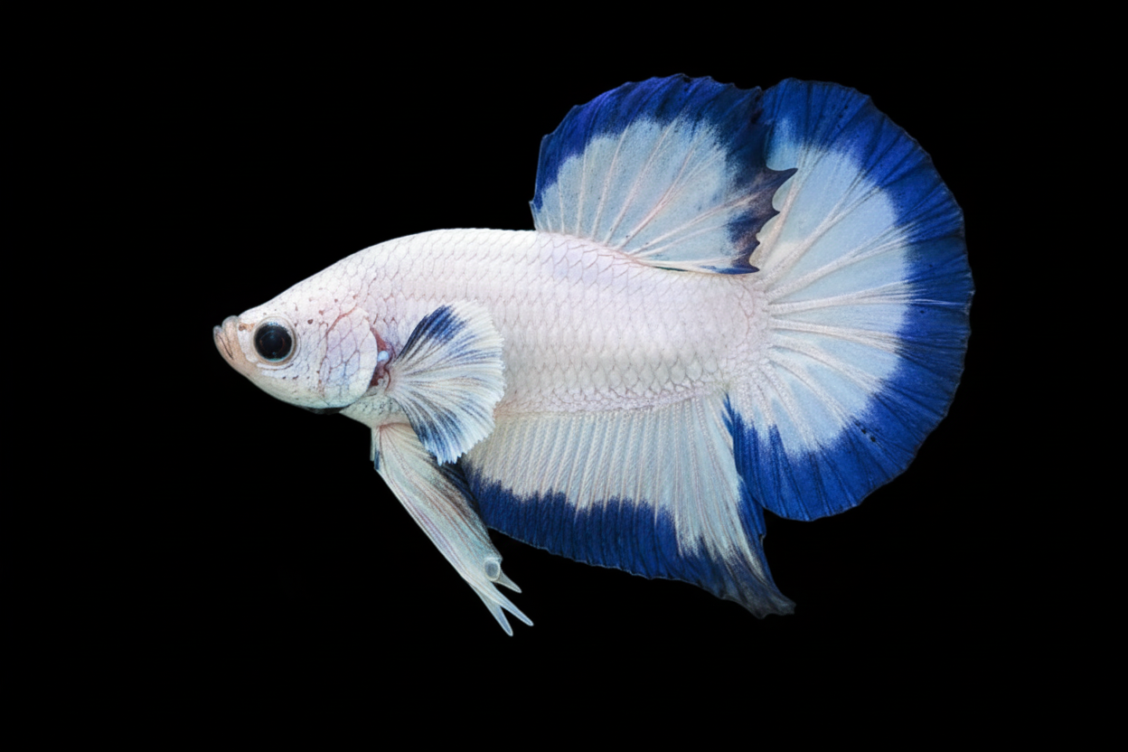 Blue Trimmed betta