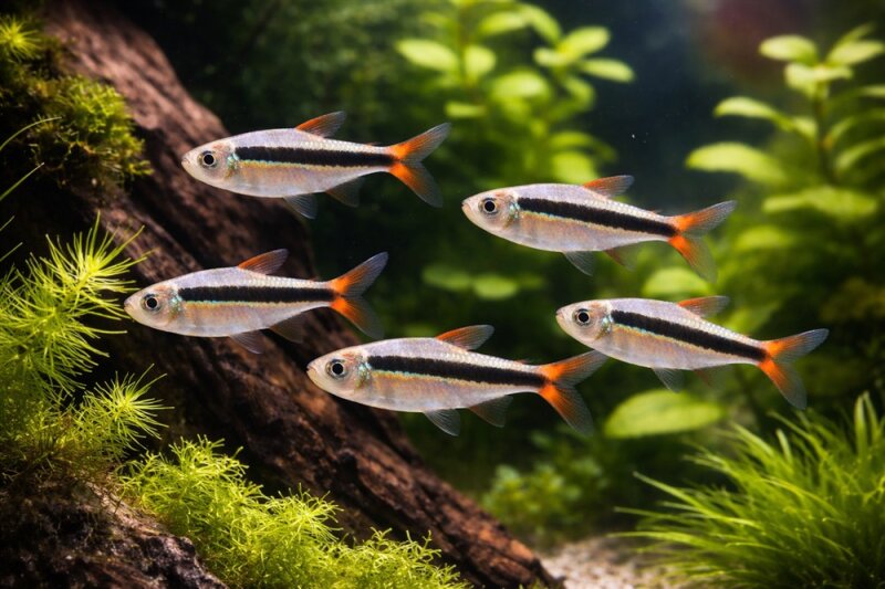 Red Tail Penguin Tetra