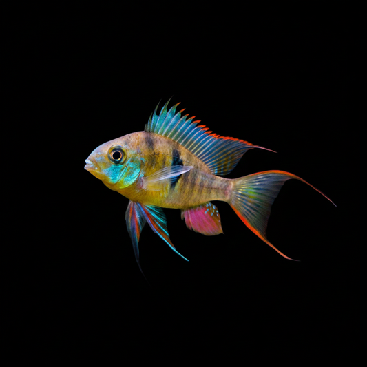 Bolivian Ram (Mikrpgeophagus altispinosus) Concrete Blonde Aquatics