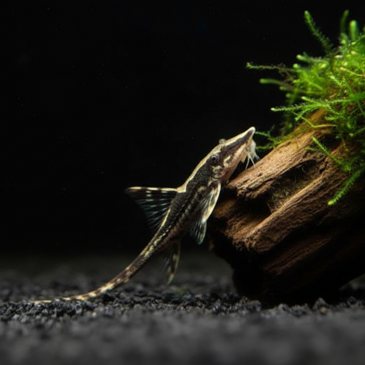 Royal Farlowella Catfish - Sturisoma Panamense Concrete Blonde Aquatics