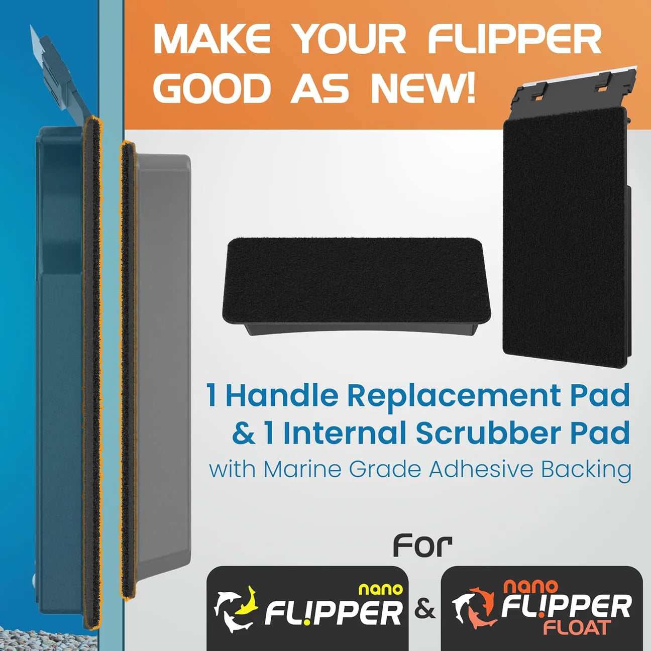 Flipper Replacement Pads (Nano repair kit)