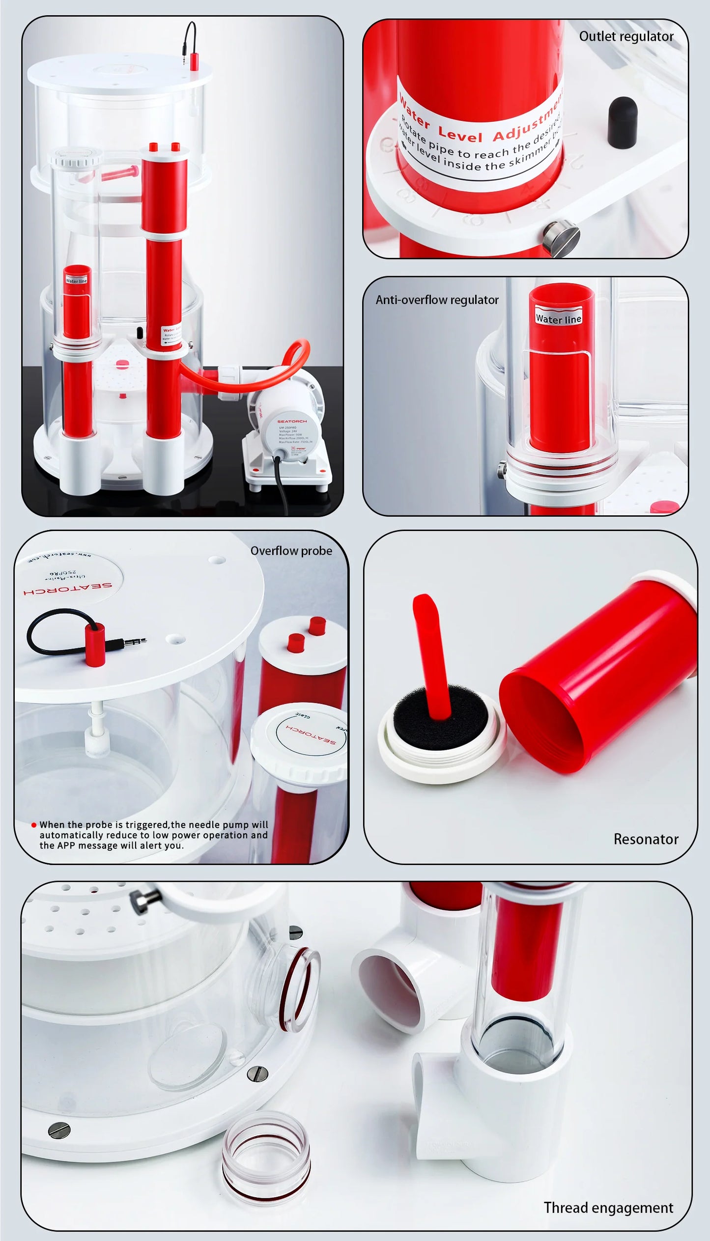 Seatorch Ultra Marine 160IN Protein Skimmer Seatorch