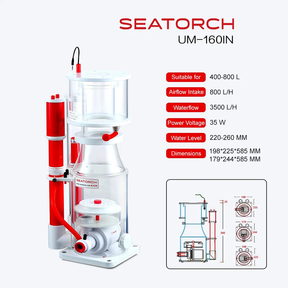 Seatorch Ultra Marine 160IN Protein Skimmer Seatorch