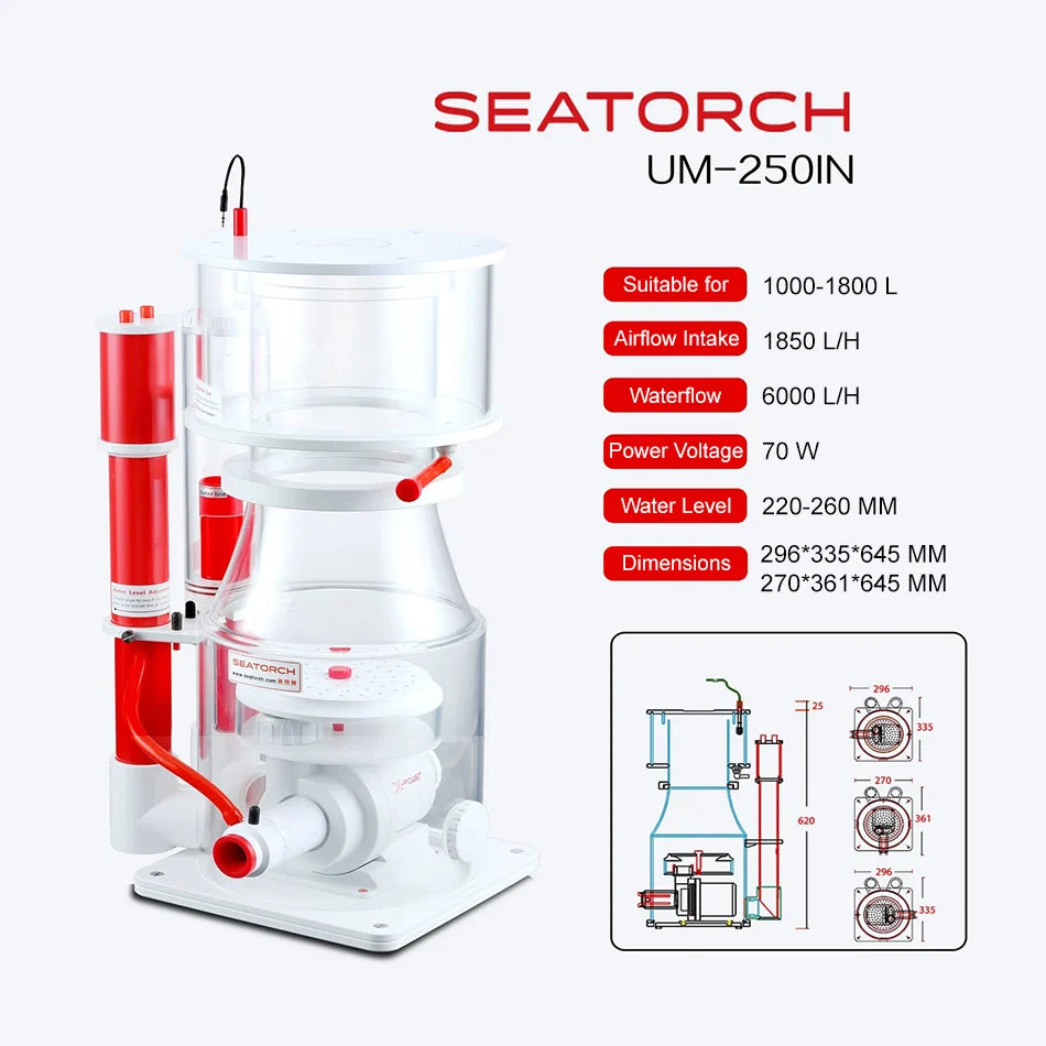 Seatorch Ultra Marine 250IN Protein Skimmer Seatorch
