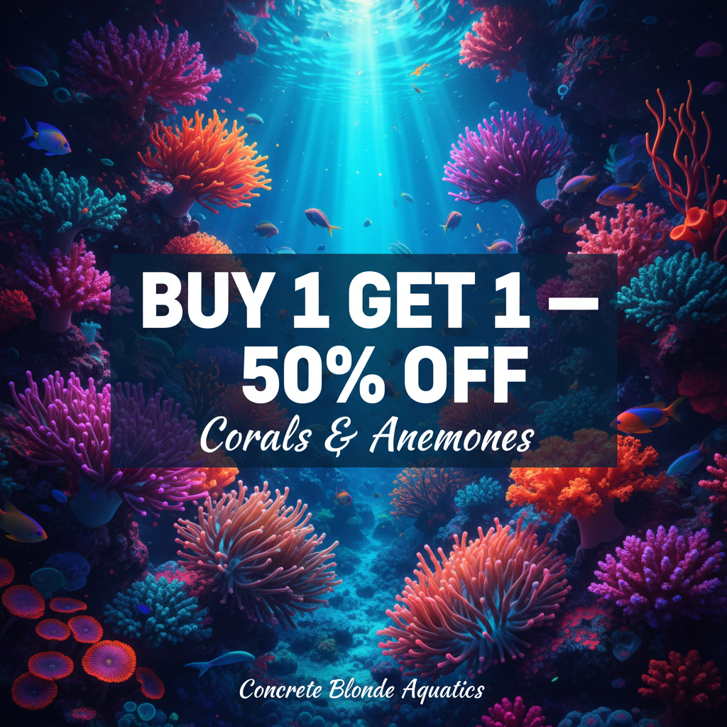 Buy 1 Get 1 50% Off - Corals & Anemones Banner