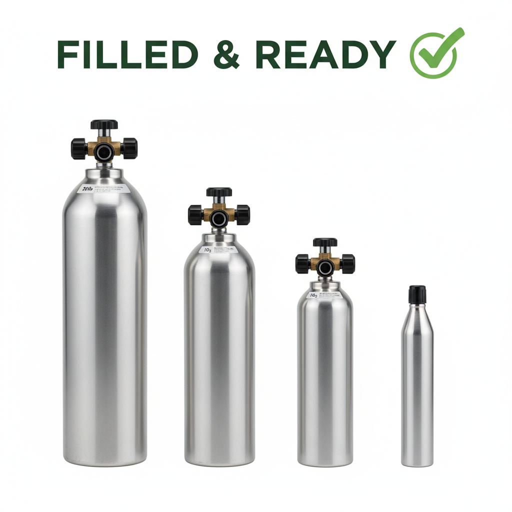 CO2 Cylinders – Filled